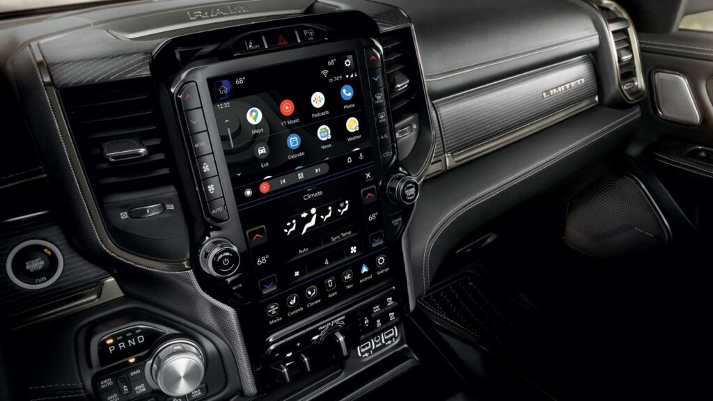 Ram 1500 Uconnect 12" Infotainment system