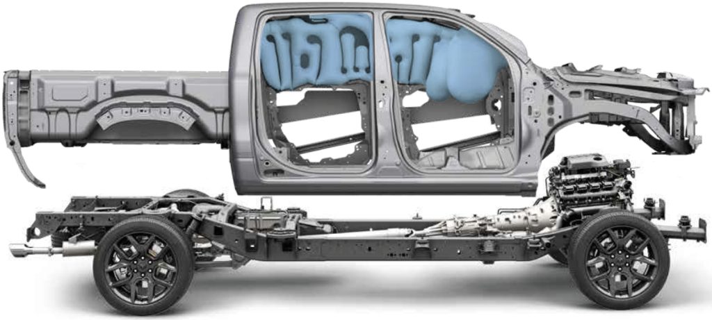 Undervogn, chasis og airbags