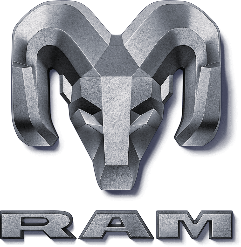 Ram metal logo