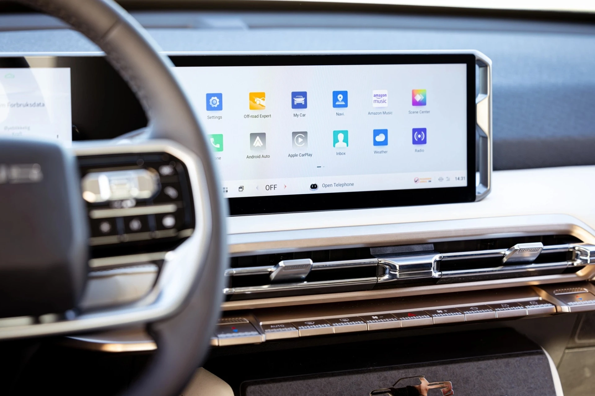 Maxus eTerron 9 - Avanceret dobbeltskærm