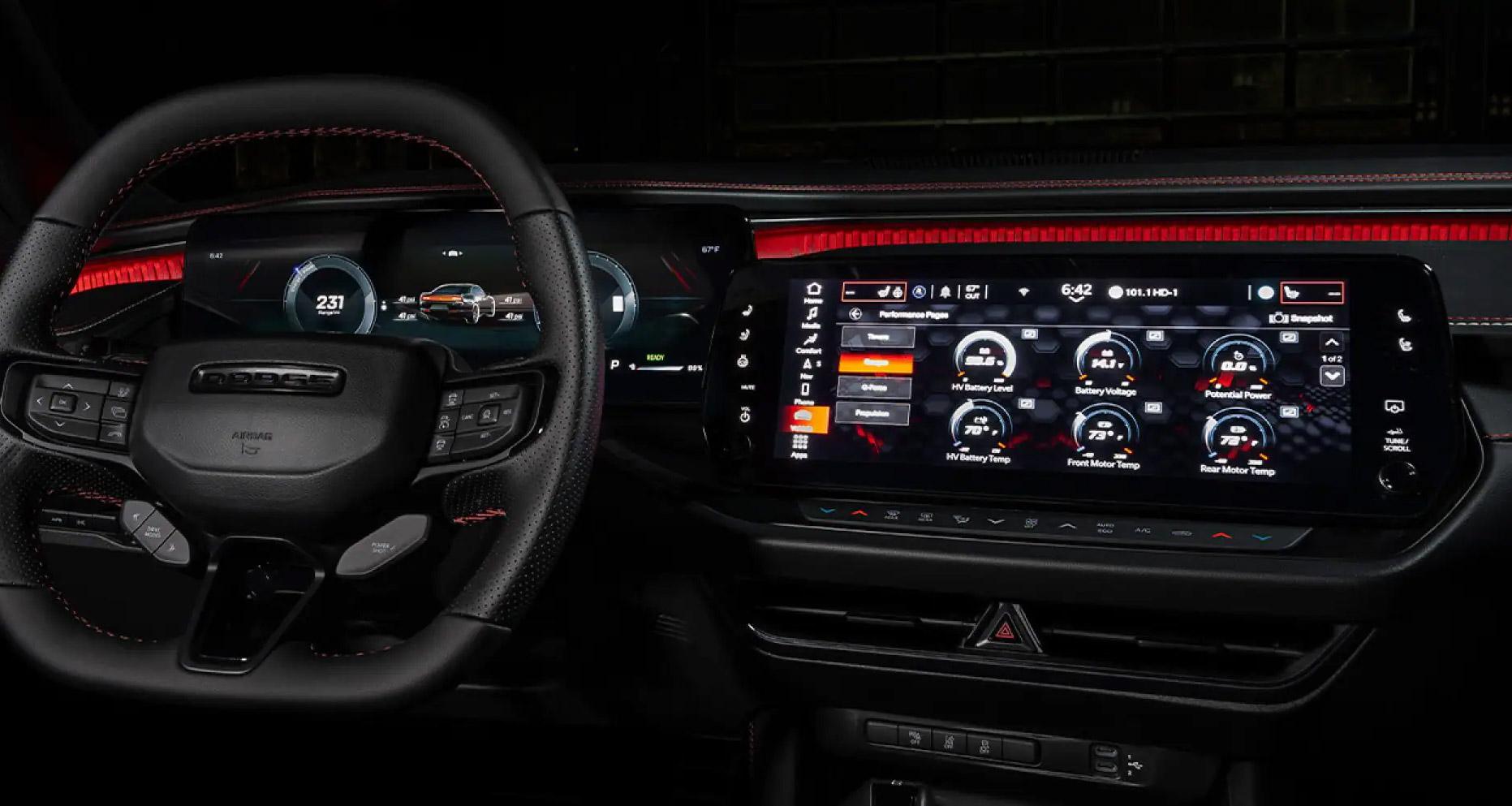 Dodge Charger Uconnect infotainment